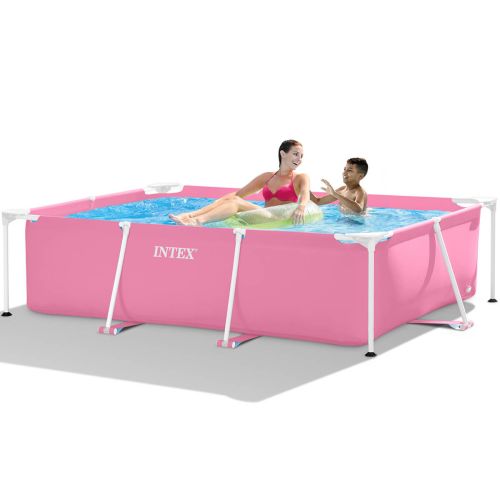 Intex piscine 220 x 150 x 60 - rose | Piscine à cadre rectangulaire
