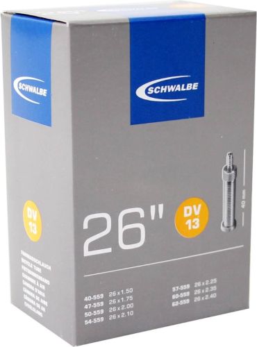 Schwalbe Chambre à air - DV13 - 26 inch x 1.50 - 2.40 - Dutch Valve - 40mm