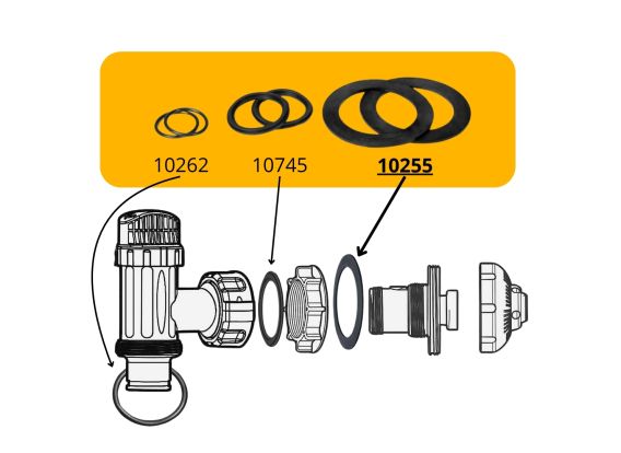 Intex joint d'étanchéité pour raccord de 38mm