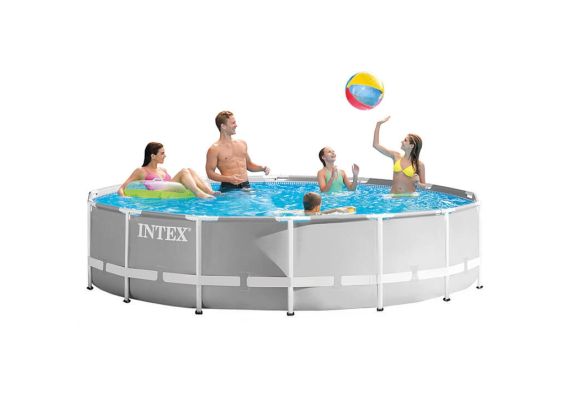 Piscine Intex 457 x 107 ronde | Prism Frame avec pompe de filtration