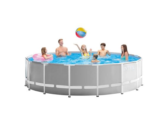 Intex Prism Piscine à cadre 457 x 122 cm