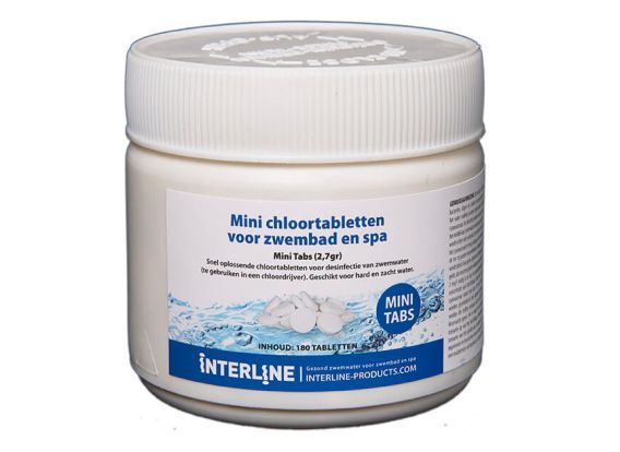 Comprimés de chlore pour petites piscines | Mini Tabs 2.7 g/180 pièces