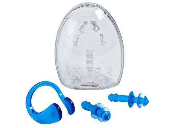 Bouchons d'oreille et pince-nez sous-marins
