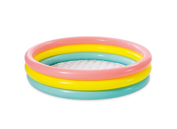 Piscine gonflable colorée