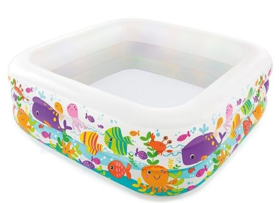 Piscine gonflable carrée