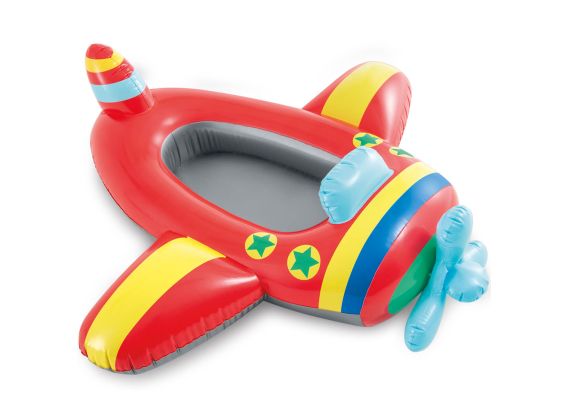 Bateau de piscine Intex Airplane-Rouge