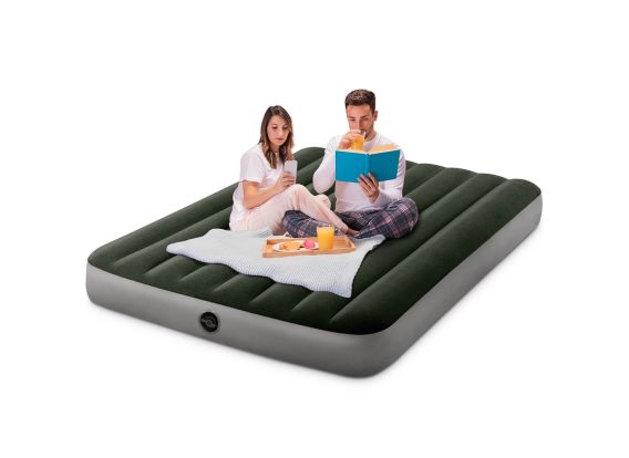 Intex Prestige Matelas gonflable Duvety - Lit français
