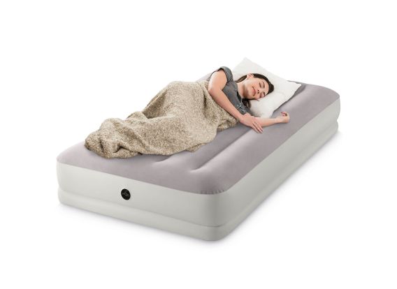 Intex Prestige Mid-Rise | lit à air simple avec pompe USB
