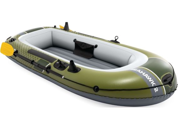 Kit Intex Seahawk 2 | Bateau gonflable pour deux personnes avec pagaies et pompe