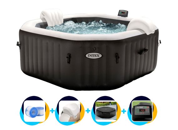 Spa gonflable Intex 6 places | Bulles et Jets