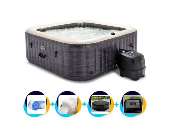 Spa gonflable Intex - Greystone Deluxe 4 places