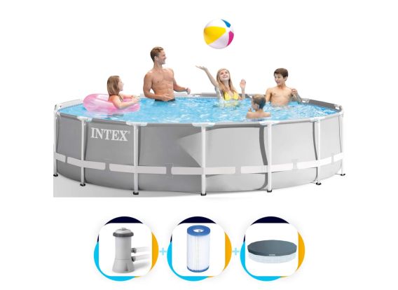 Piscine Intex 427 x 107 | Prism Frame avec pompe de filtration