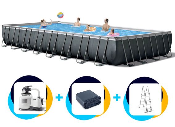 Intex Ultra XTR Frame pool 975 x 488 x 132 cm | Rectangulaire