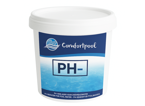 Comfortpool pH-min poudre | 1 kg | Abaisse la valeur du pH | Pour une eau de piscine claire