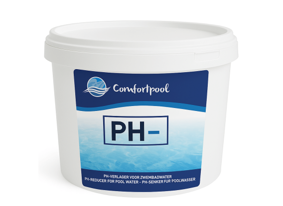 Comfortpool pH-min poudre | 5 kg | Abaisse la valeur du pH | Pour une eau de piscine claire