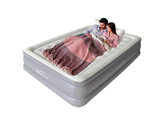 AeroRest Supreme Plush XL airbed double | 210 cm de long | Avec pompe électrique intégrée