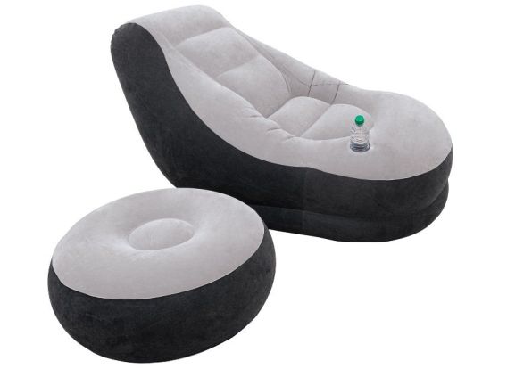 Chaise longue Intex Ultra avec pouf