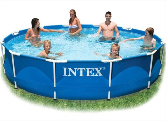 Piscine ronde Intex 366 x 76 | Cadre métallique
