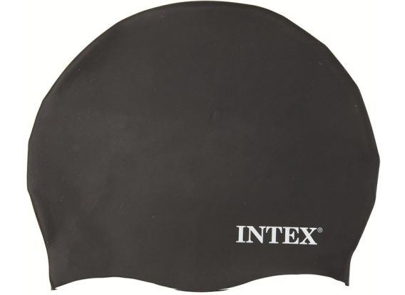 Bonnet de bain Intex noir | Silicone