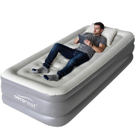 AeroRest Supreme Plush XL airbed 1 personne | 210 cm de long | Avec pompe électrique intégrée