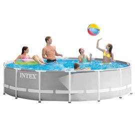 Piscine Intex 457 x 107 ronde | Prism Frame avec pompe de filtration