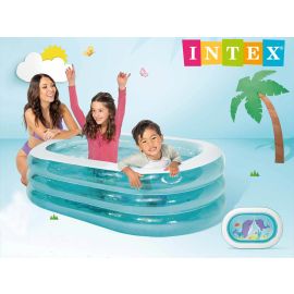 Piscine gonflable de forme ovale