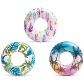 Bandeau de natation tropical transparent