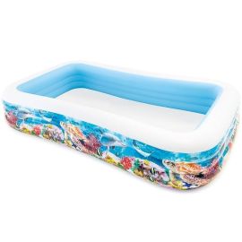 Grande piscine gonflable Tropical Reef