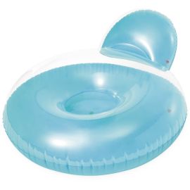 Chaise longue avec dossier - bleu