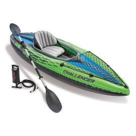 Intex Challenger K1 kayak gonflable | kayak 1 personne | pagaie et pompe incluses