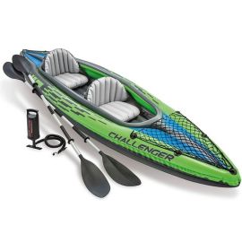 Intex Challenger K2 kayak gonflable | kayak 2 places | pagaies et pompe incluses
