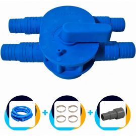 Kit de dérivation Comfortpool pour pompe à chaleur de piscine | Kit complet | Facile à connecter et à utiliser | Tuyaux de piscine inclus