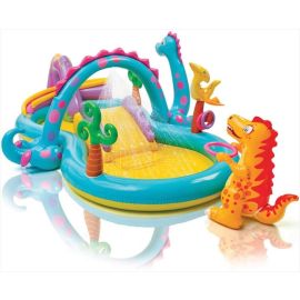 Piscine Centre de jeux Intex Dinoland avec toboggan