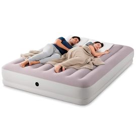 Intex Prestige Mid-Rise - Lit à air pour 2 personnes avec pompe USB