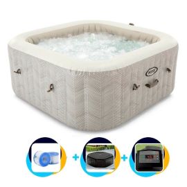 Spa gonflable Intex - 6 places Chevron Deluxe