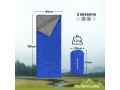 Sac de couchage Oventure SleepPlus - bleu | Sac de couchage 3 saisons | Confortable jusqu'à 8 °C | Pour le camping, l'hébergement et les festivals
