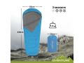 Sac de couchage momie Oventure SleepPlus - turquoise | Confort jusqu'à 6 °C | Léger et compact | Pour le camping et la randonnée