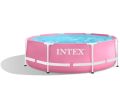 Piscine Intex Metal Frame 244 x 76 cm - rose