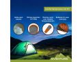 Sac de couchage momie Oventure SleepPlus - orange | Confort jusqu'à 6 °C | Léger et compact | Pour le camping et la randonnée