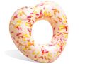 Donut gonflable en forme de cœur saupoudré