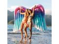 Lit gonflable Angel Wings