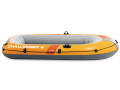 Intex Challenger 2 Set | Bateau gonflable pour deux personnes avec pagaies et pompe