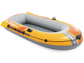 Intex Challenger 2 Set | Bateau gonflable pour deux personnes avec pagaies et pompe