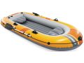 Kit Intex Challenger 3 | Bateau pneumatique pour trois personnes, avec pagaies et pompe