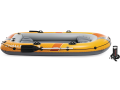 Kit Intex Challenger 3 | Bateau pneumatique pour trois personnes, avec pagaies et pompe