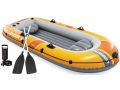 Kit Intex Challenger 3 | Bateau pneumatique pour trois personnes, avec pagaies et pompe
