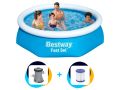 Bestway piscine 305 x 76 cm Fast Set | Avec pompe de filtration