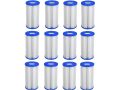 Cartouche filtrante A - lot de 12 pièces | Pour les pompes à filtre Intex et Bestway