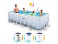 Intex Chevron Prism Frame piscine 400 x 200 x 100 cm