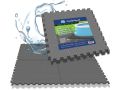 Comfortpool Carreaux de sol pour piscine gris - 15 pièces | Isolation et protection | Sous-couche de piscine | 50 x 50 cm